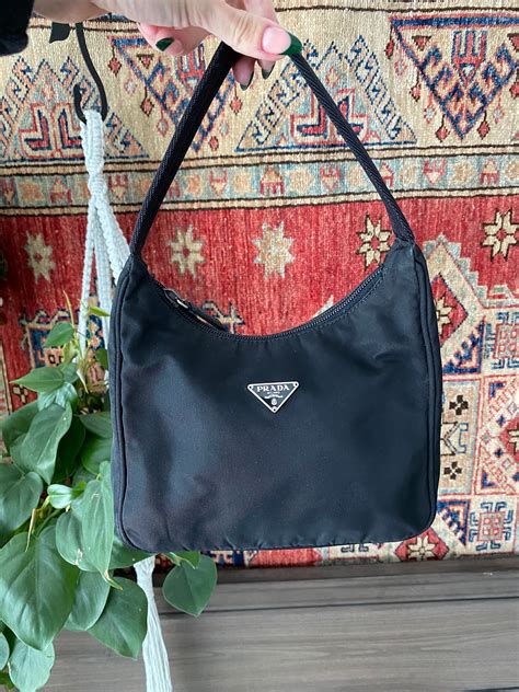 prada nylon small hobo bag|vintage prada nylon tote bag.